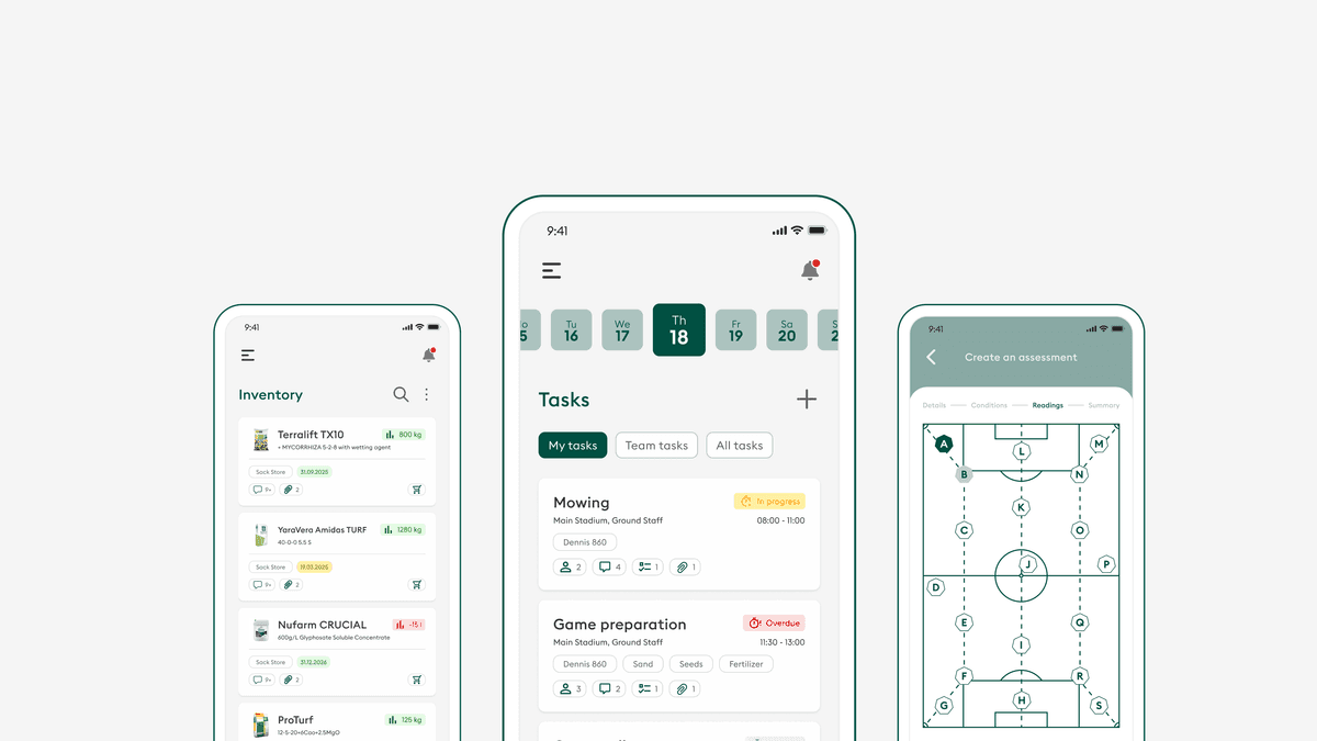 Mobile app interface
